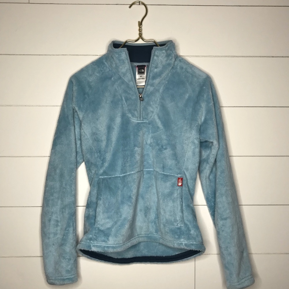 NWOT🔥 NORTH FACE SKY BLUE VELOUR JACKET
